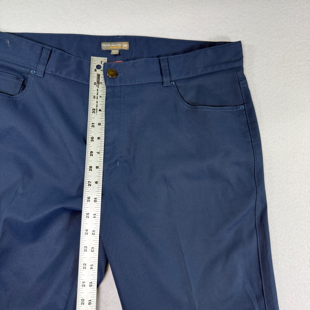 LOT OF 2 Peter Millar Crown Sport EB66 Pants 36x25 Cropped Performance Bundle - Picture 10 of 14
